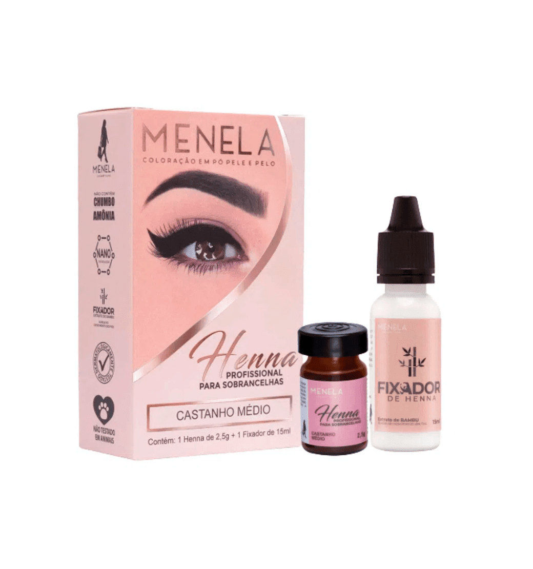 Henna Menela Castanho Médio 2,5g