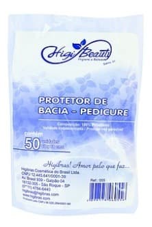 Protetor de Bacia Pedicure 50 unidades Higibras