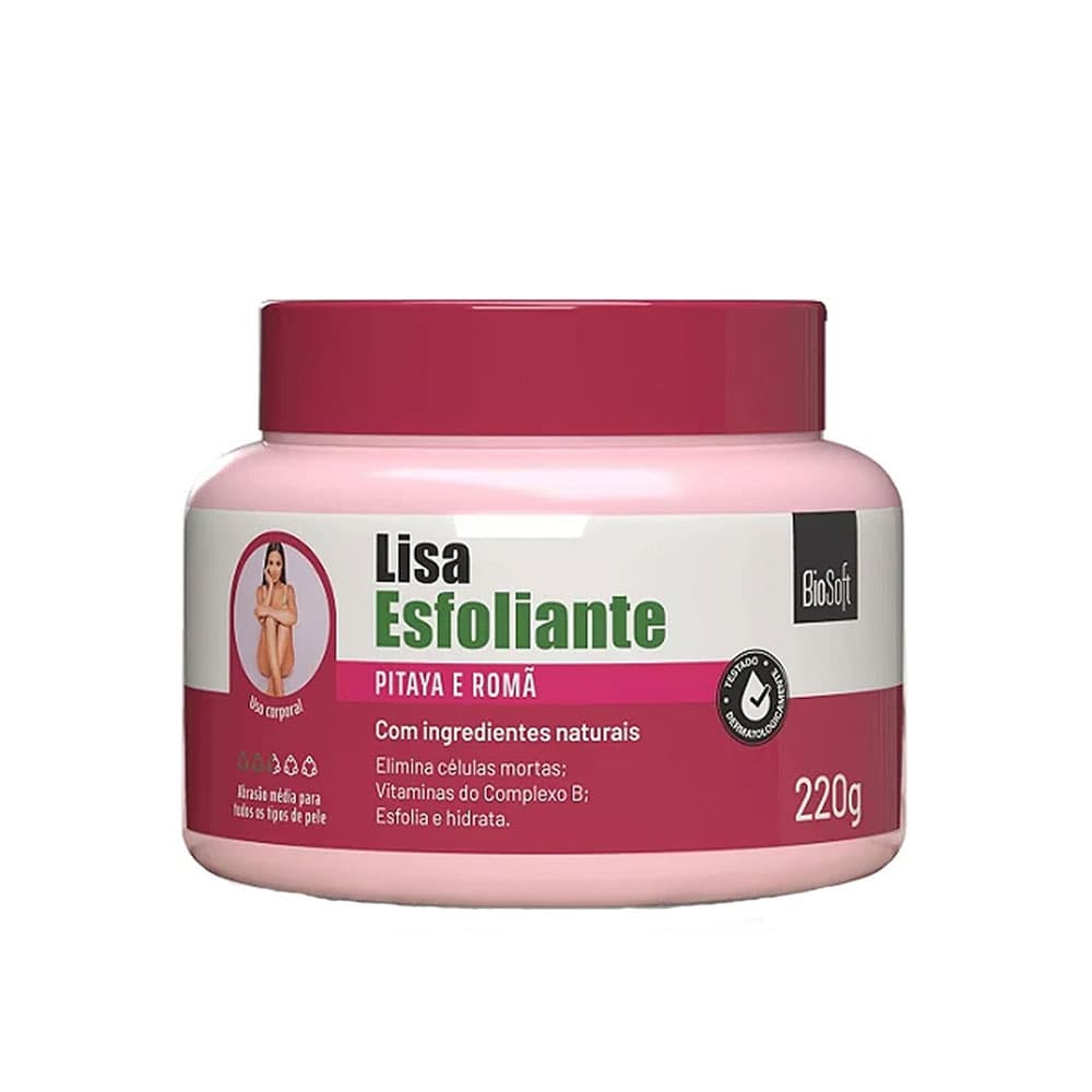 Esfoliante Biosoft Pitaya e Romã 220g