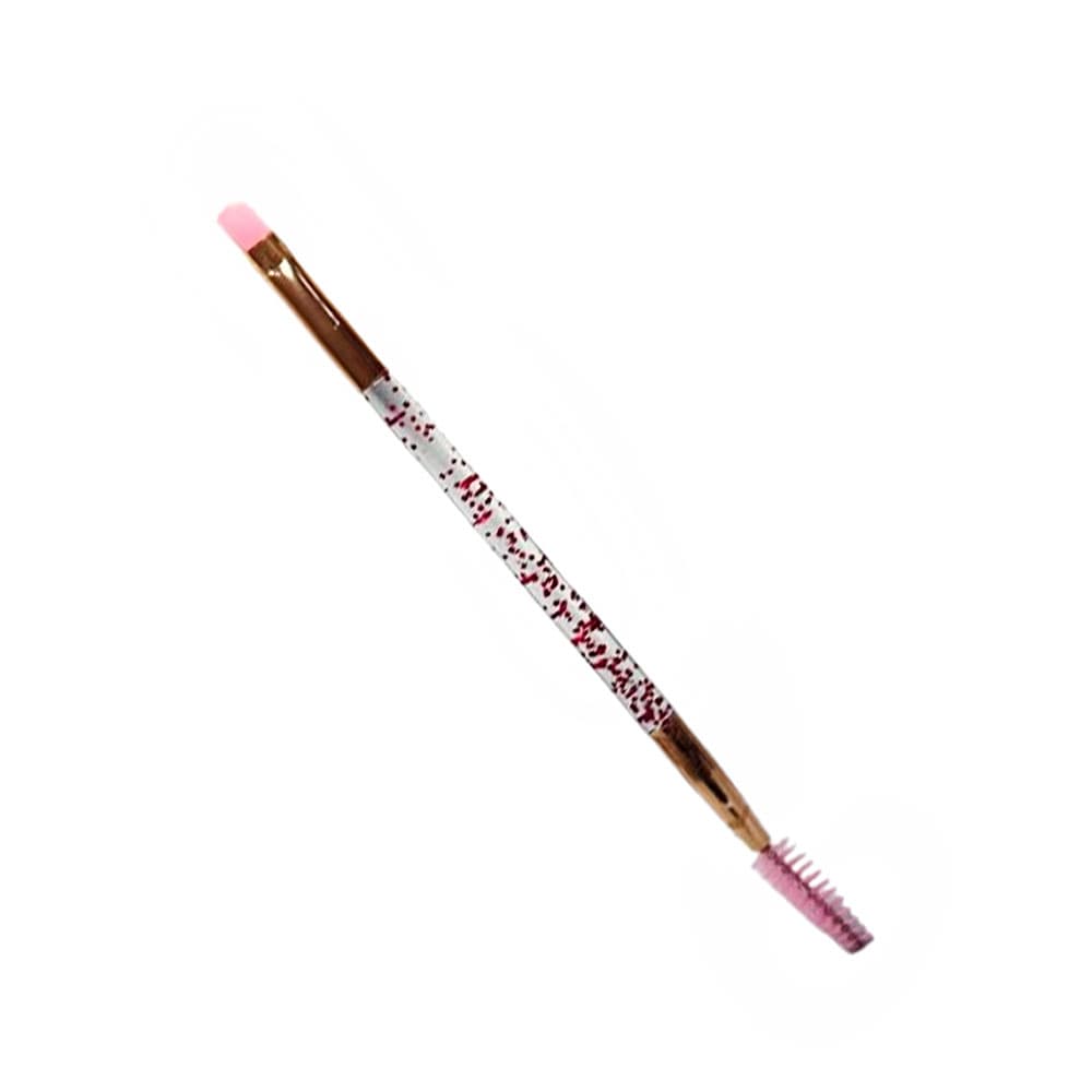 Pincel Chanfrado com Escovinha Glitter