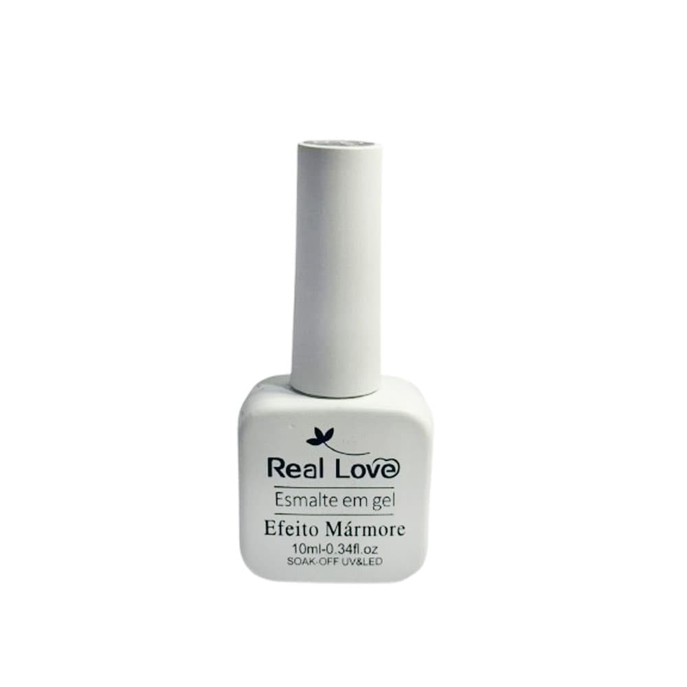 Esmalte em Gel Real Love 010 Efeito Mármore 10ml