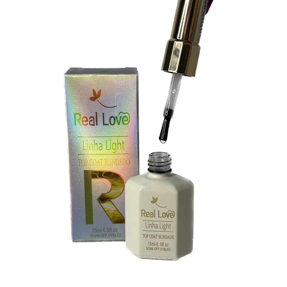 Top Coat Blindado Real Love 15ml