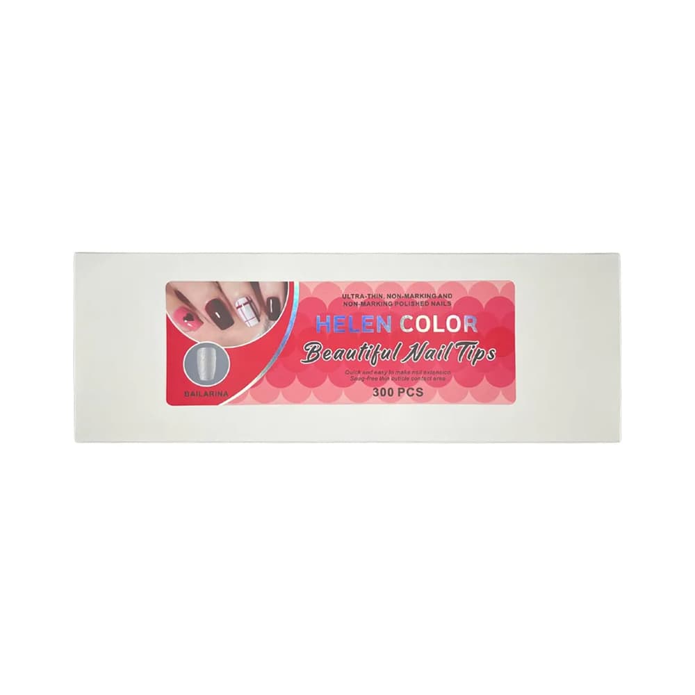 Postiça Soft Gel Bailarina Curta Fosca Helen Color 300 unidades