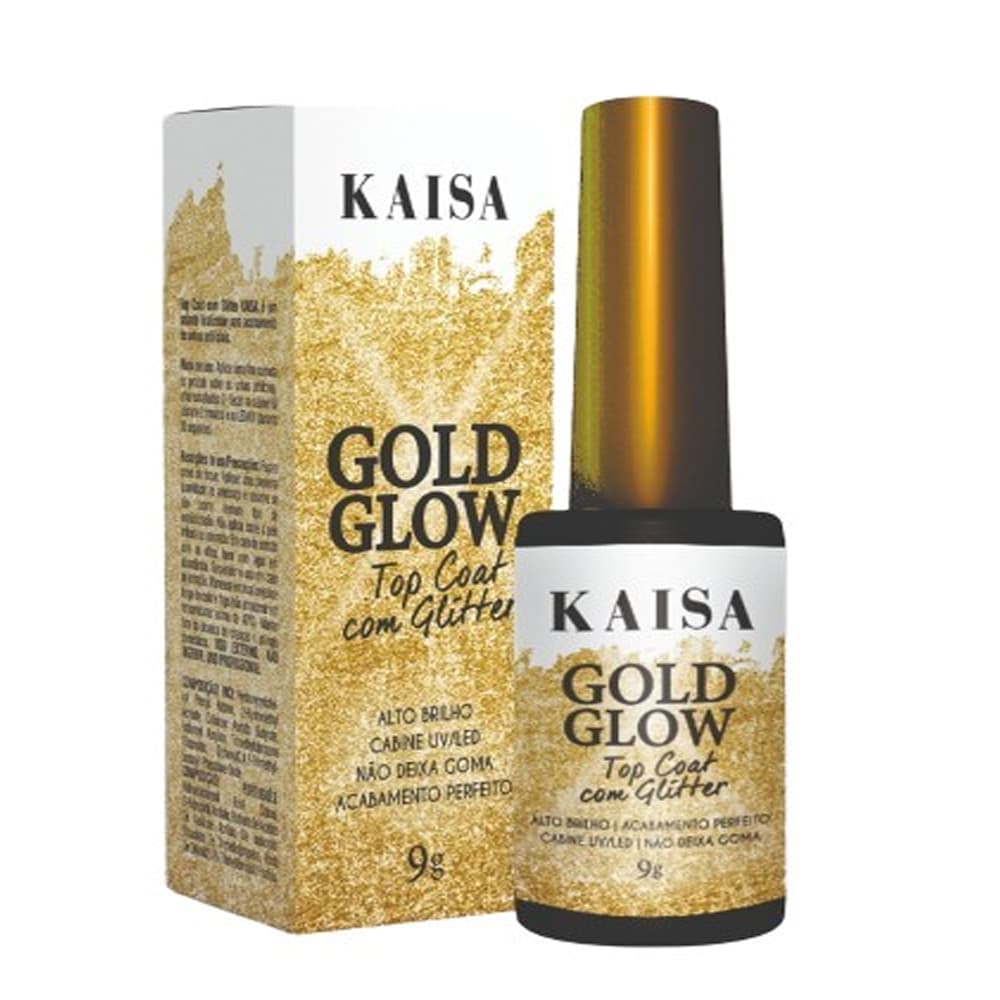 Top Coat Gold Glow Kaisa 9g