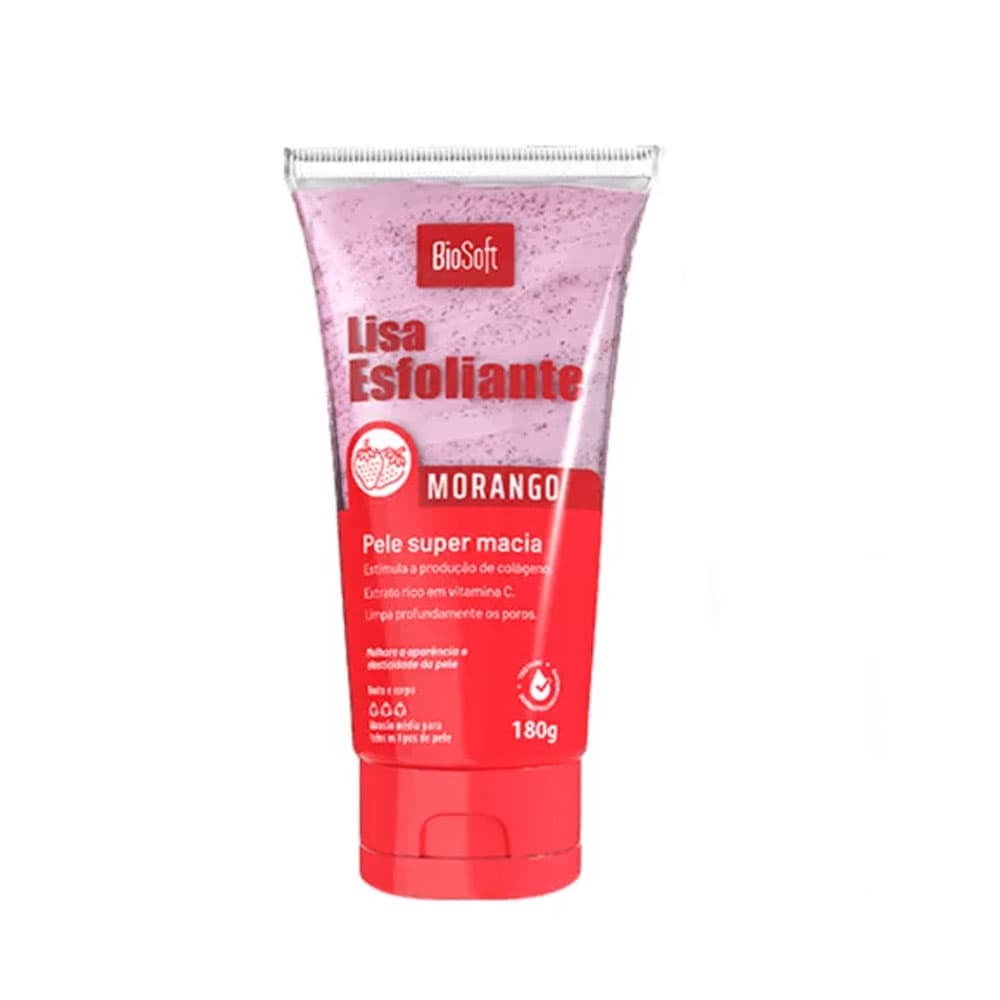 Esfoliante BioSoft Morango 180g