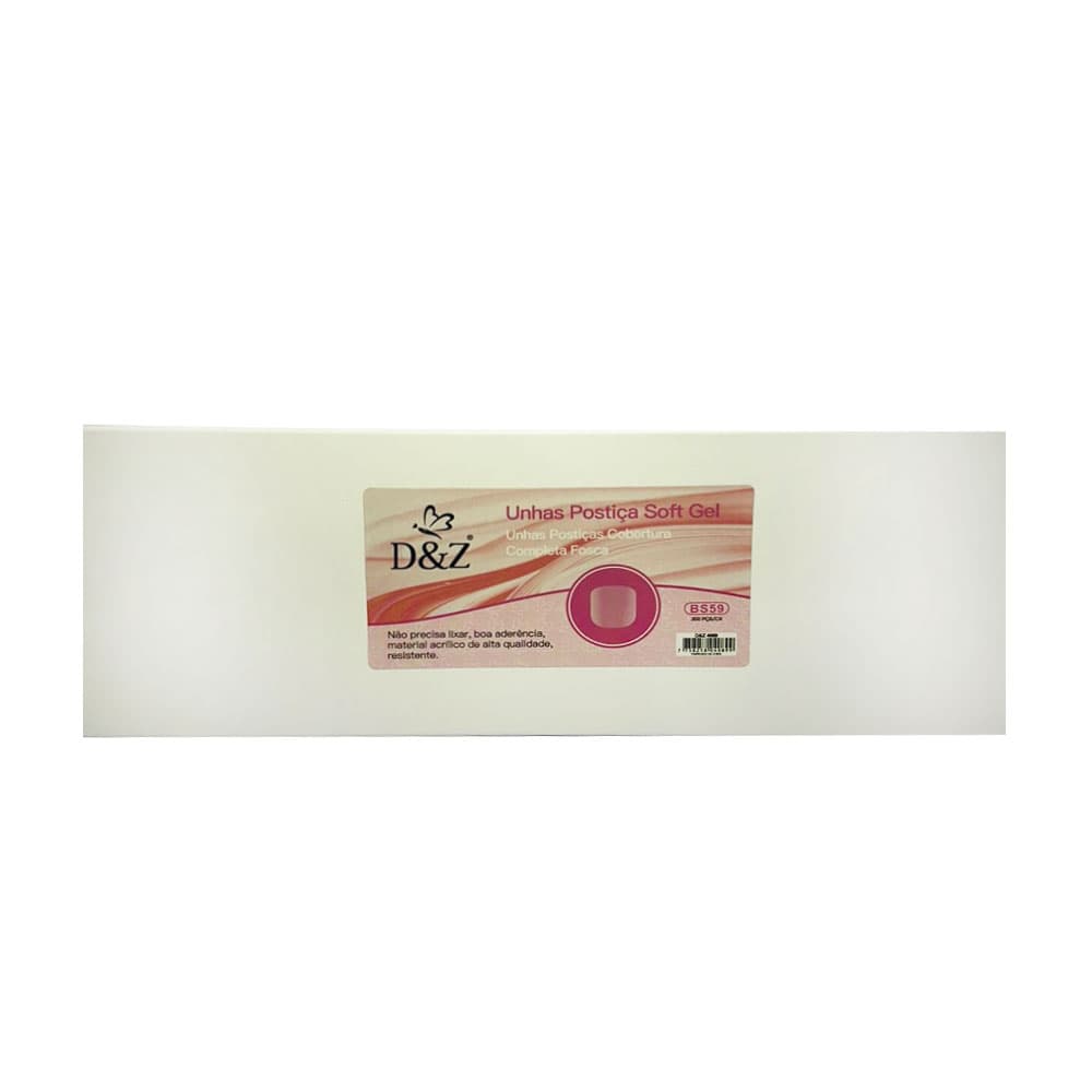 Postiça Para Pés Soft Gel Fosca BS59 DZ 300 unidades