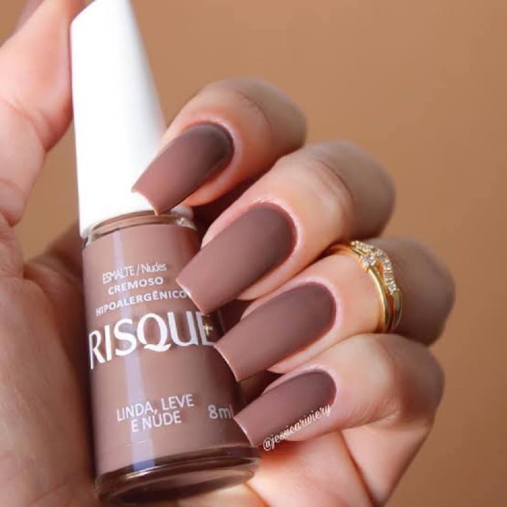 Esmalte Risque Linda, Leve e Nude 8ml