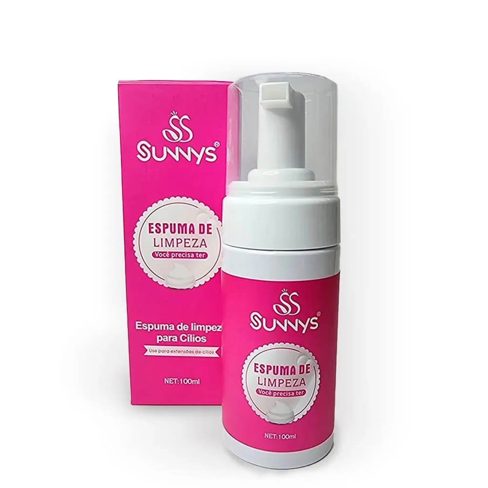 Espuma de Limpeza para Cílios Sunnys 100ml
