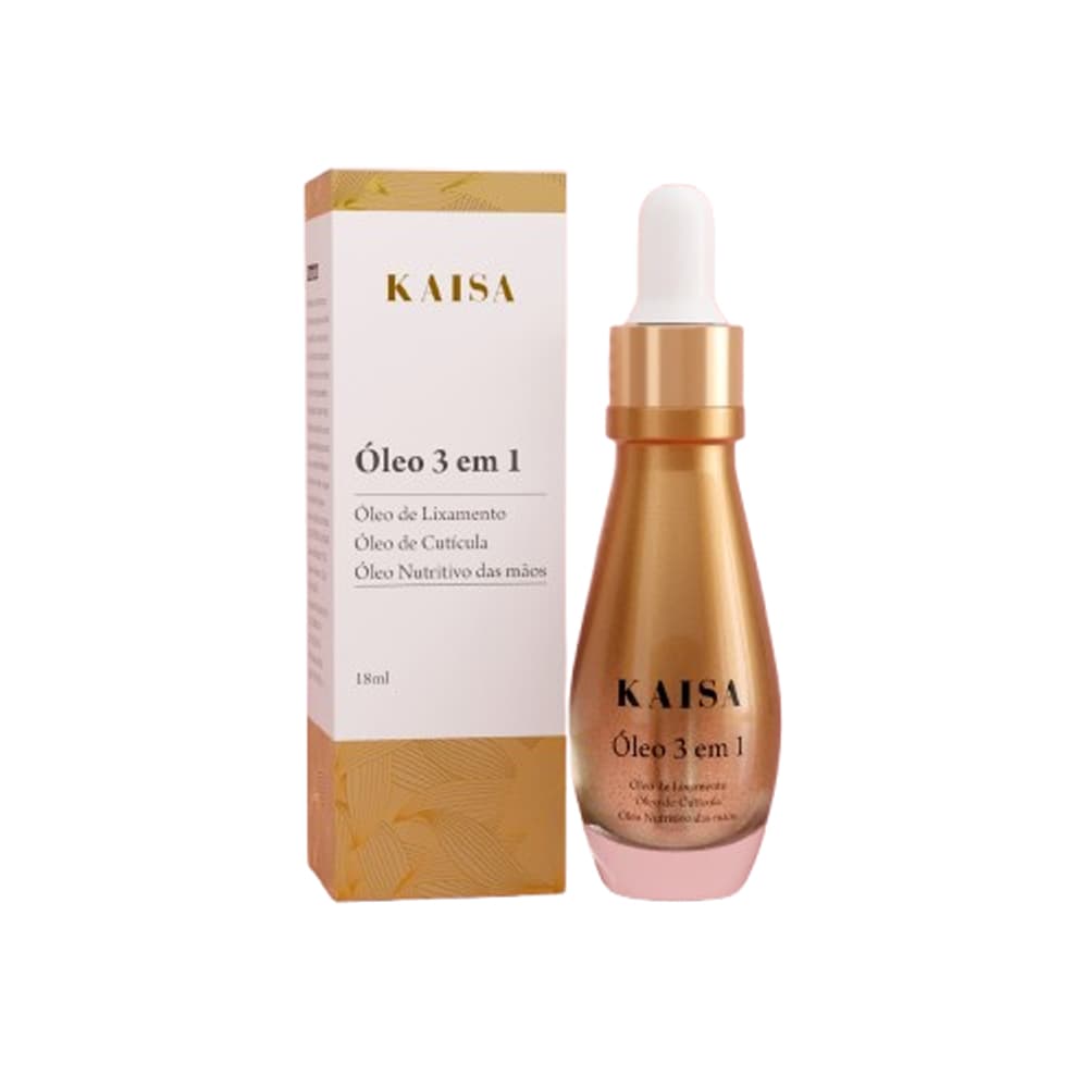 Óleo 3 em 1 Kaisa Cutículas, Lixamento e Nutrição 18ml