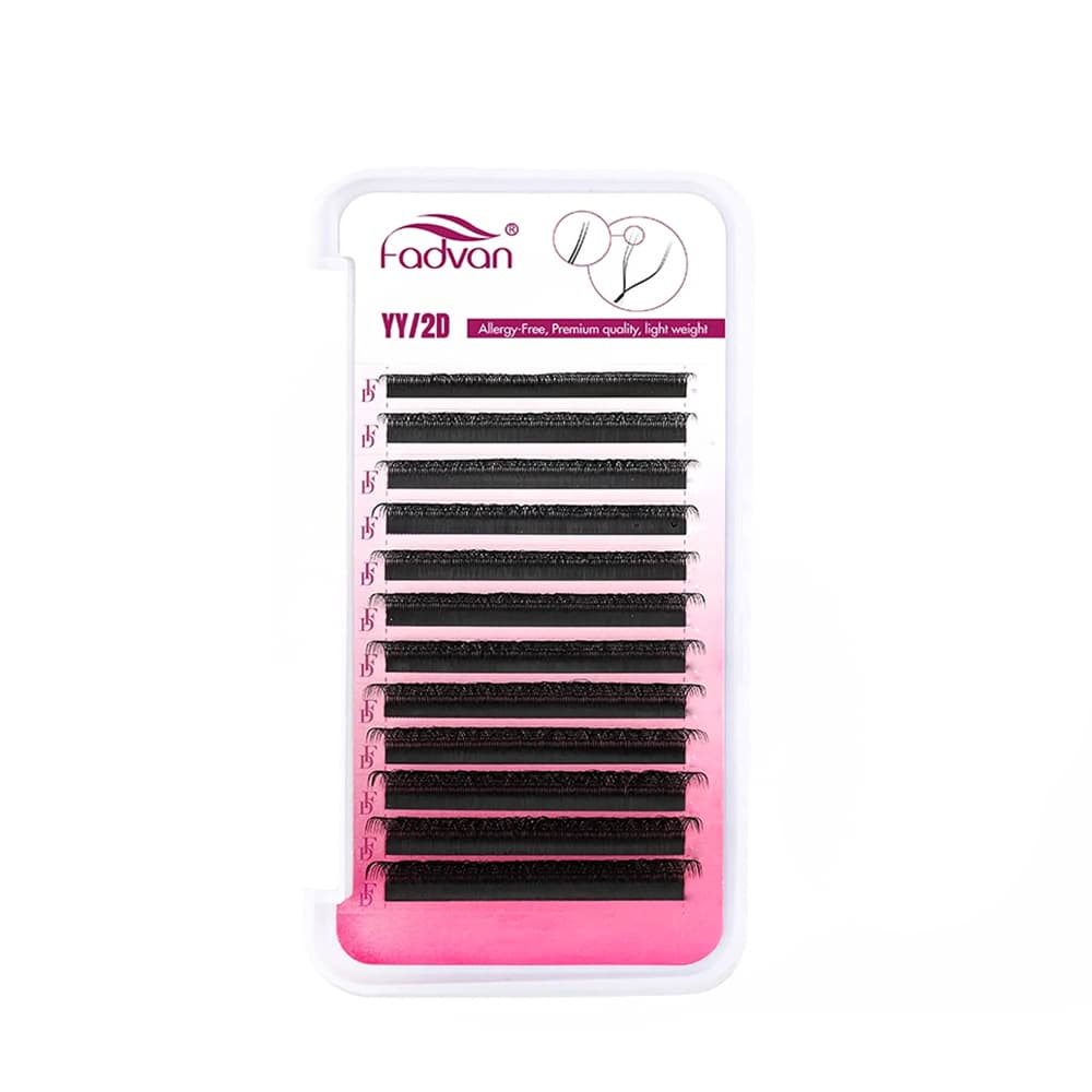 Cílios Fadvan Lashes YY 2D 0.07 LU M 8-12mm