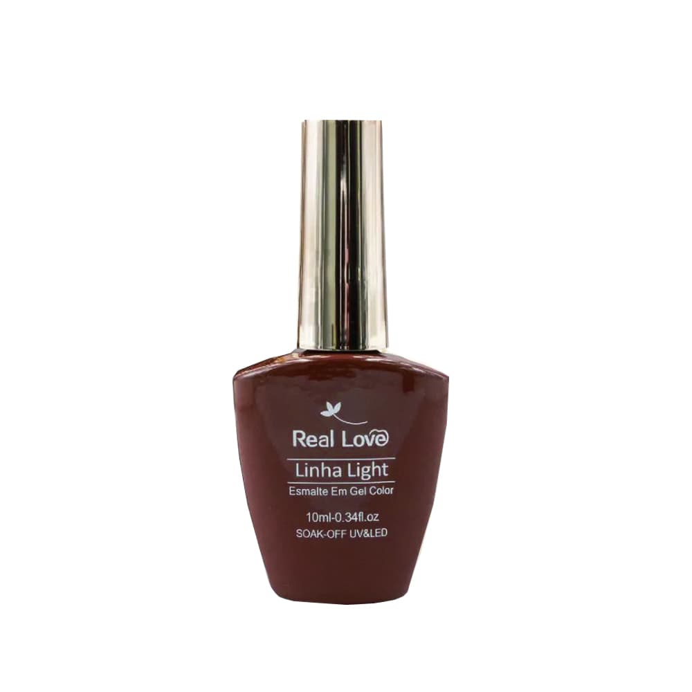 Esmalte em Gel Real Love Luxo Marrom 10ml 003