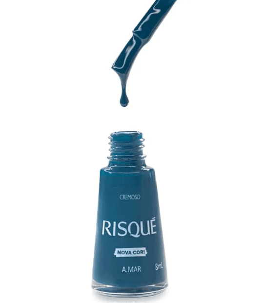 Esmalte Risque Nova Cor A.Mar 8ml