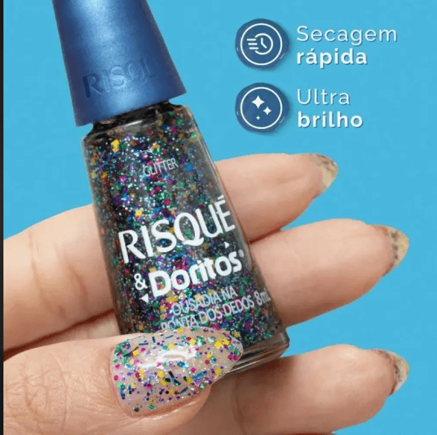 Esmalte Risque Doritos Ousadia na Ponta dos Dedos