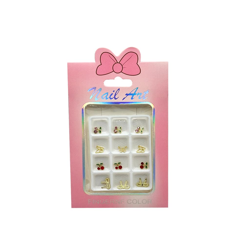 Decoração de Unhas Nail Art Fingernf Color Dourada