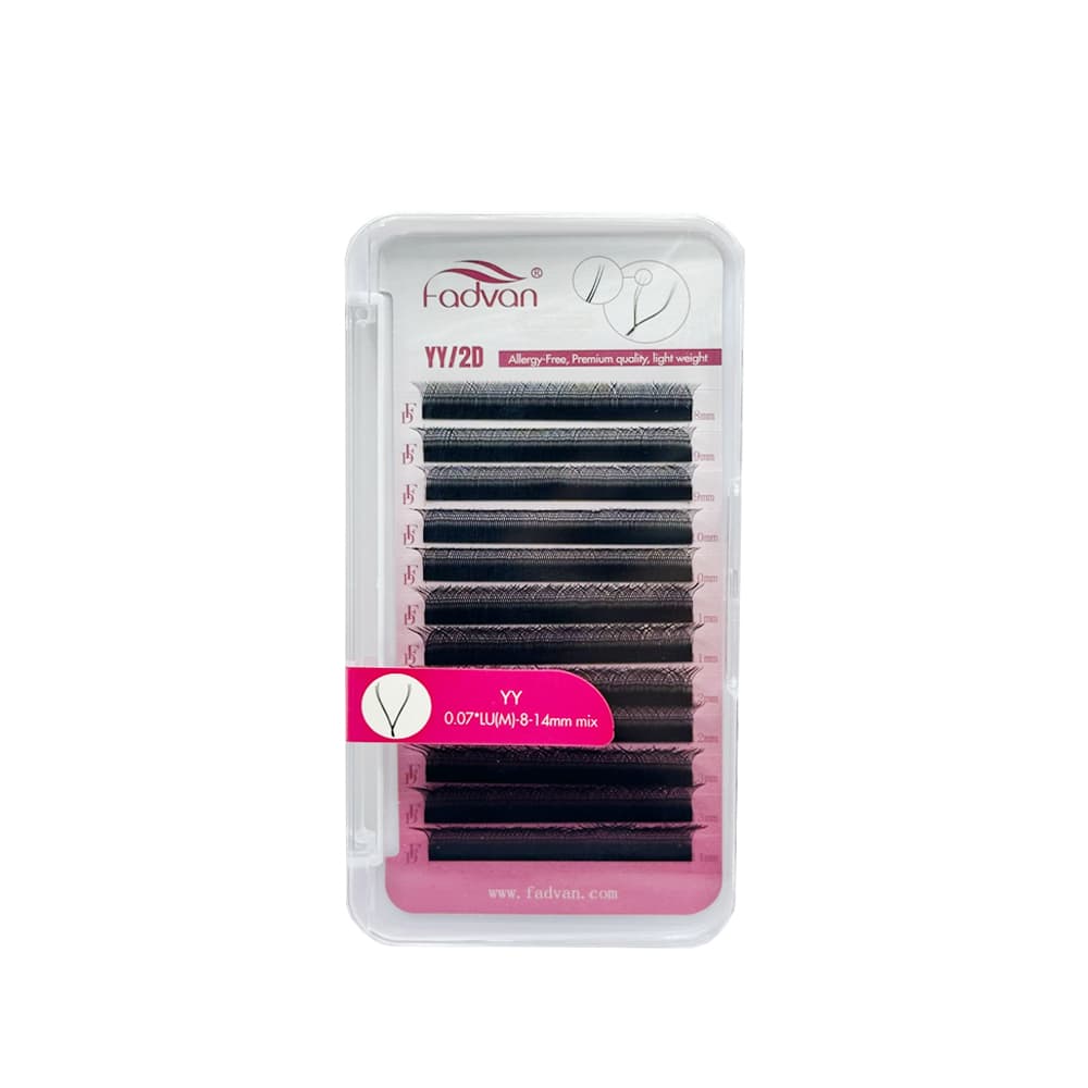Cílios Fadvan Lashes YY 2D 0.07LU (M) 8-14mm