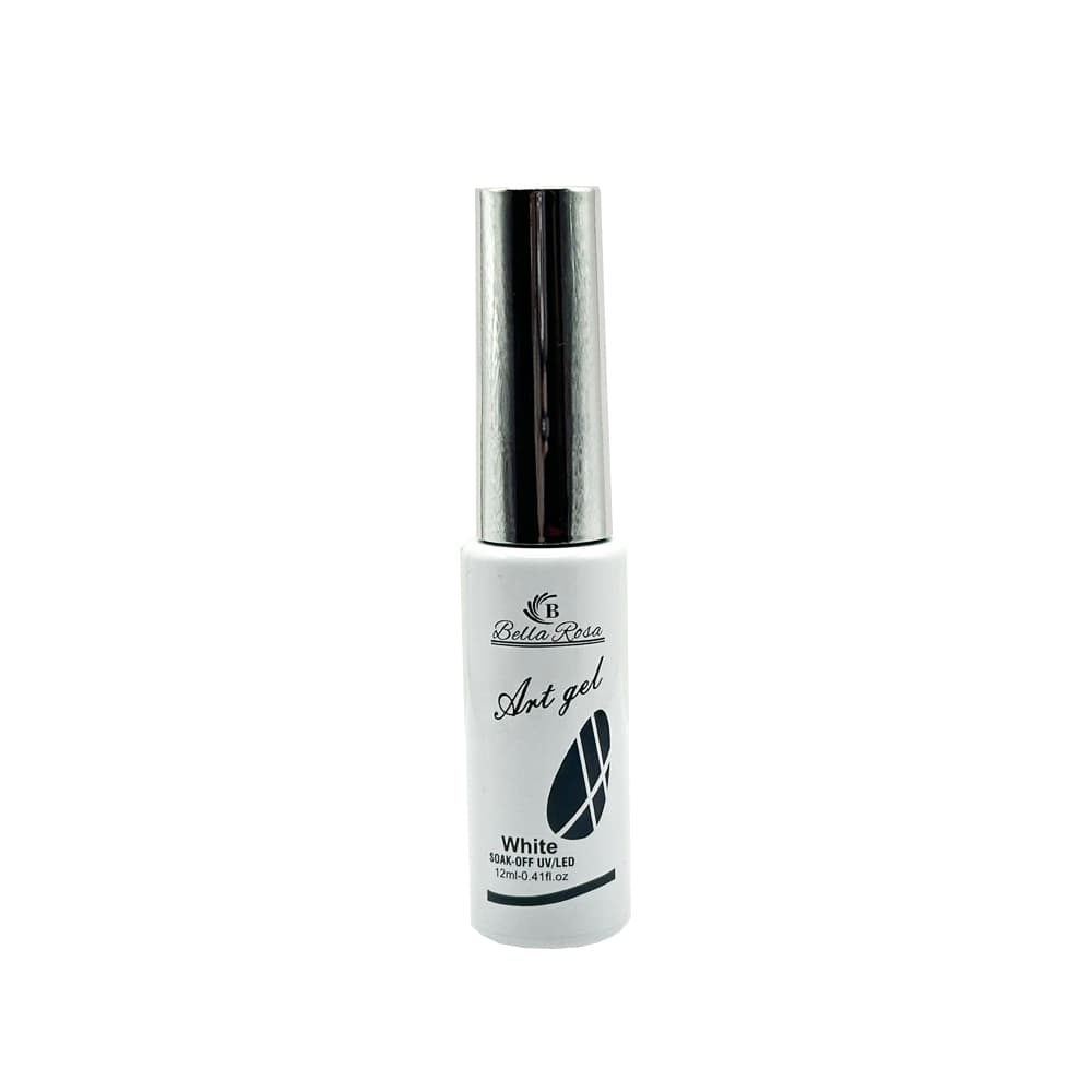 Esmalte em Gel Para Desenho Bella Rosa White 12ml