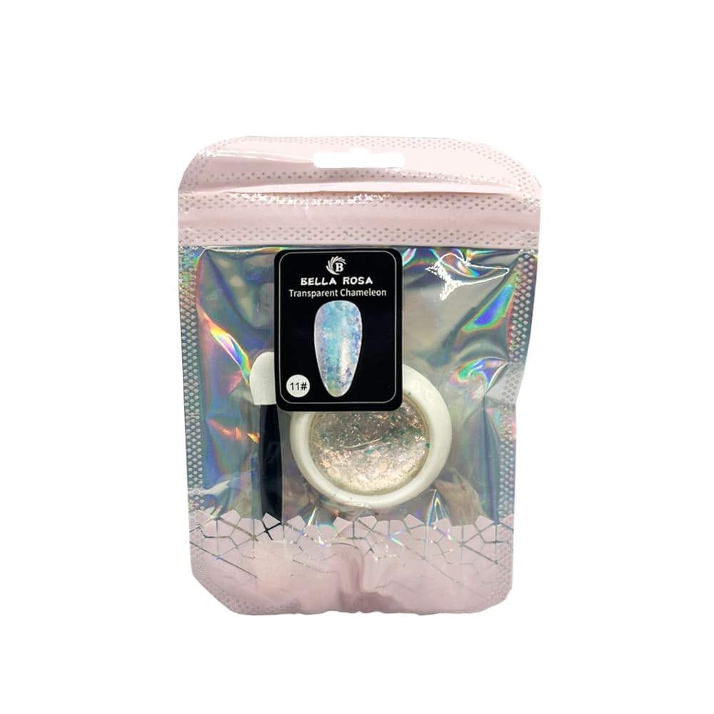 Flake Transparent Chameleon Bella Rosa 11