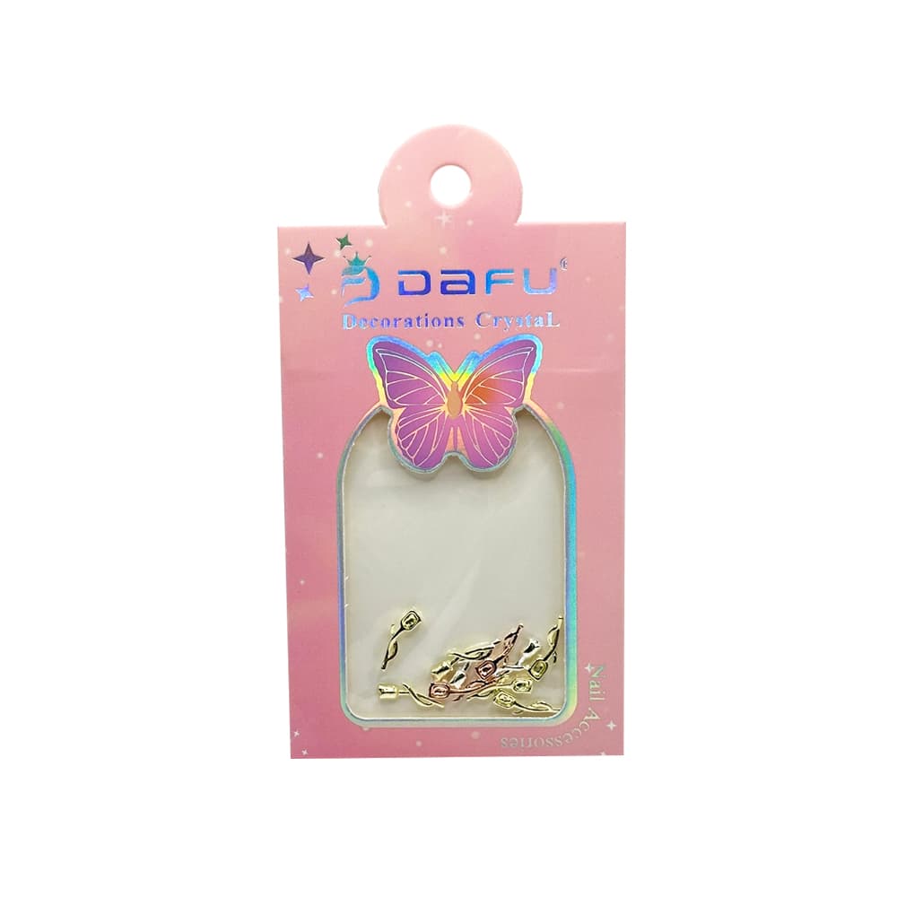 Decoração de Unhas 3D Dafu Rosas