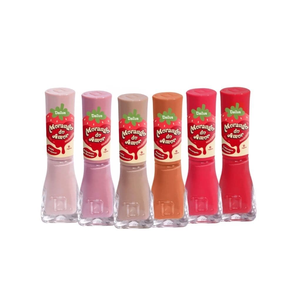 Coleção Morango do Amor - Esmalte Dailus