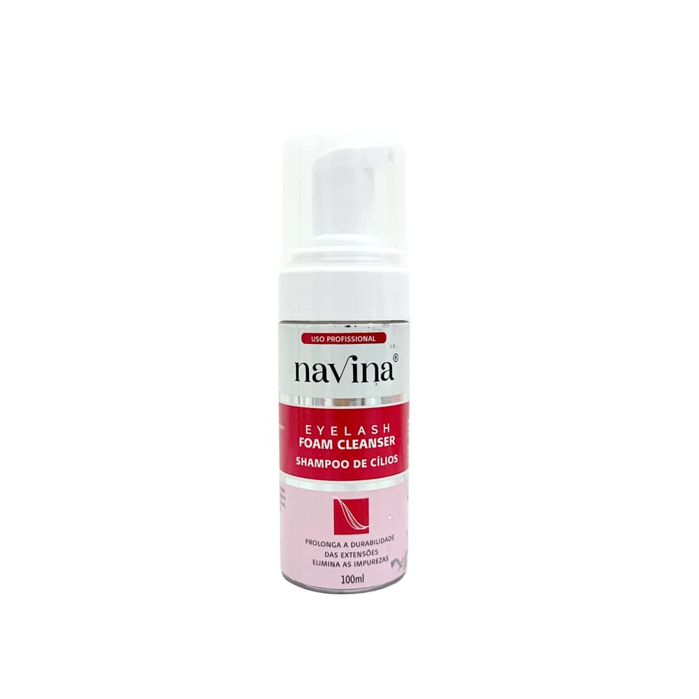 Shampoo de Cílios Foam Cleanser Navina 100ml