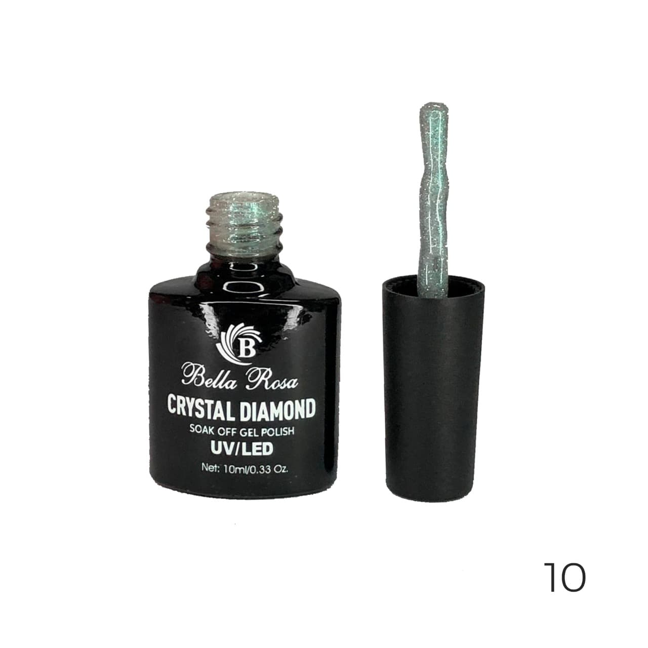 Esmalte em Gel Bella Rosa Crystal Diamond 10