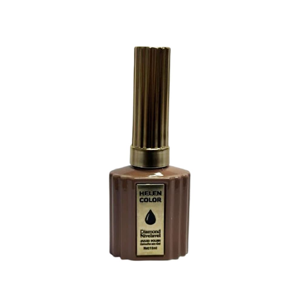 Esmalte em Gel Helen Color Diamond Nivelavel Marrom 15ml cor 44