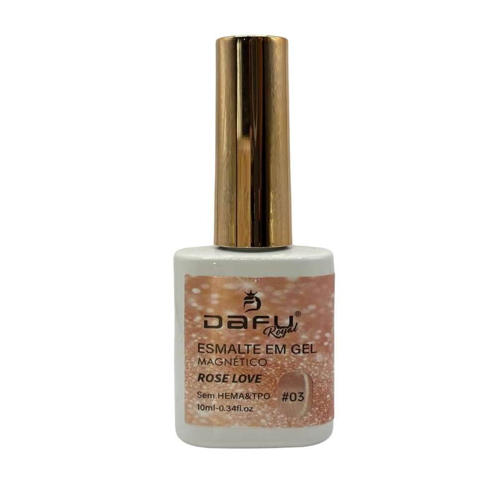Esmalte em Gel Dafu Magnetico Rose Love 10ml 03