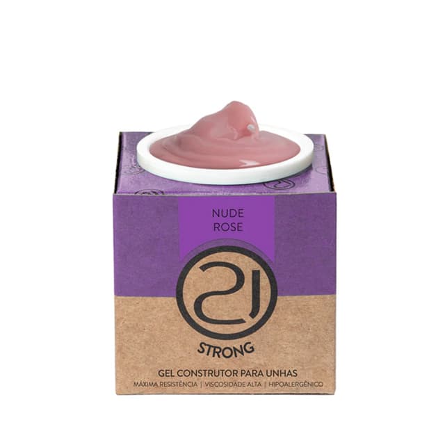 Gel Nails 21 Ecoline Strong Nude Rose 34g