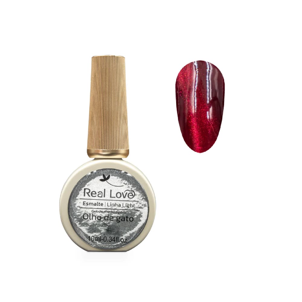 Esmalte em Gel Linha Light Olho de Gato 31 Real Love 10ml