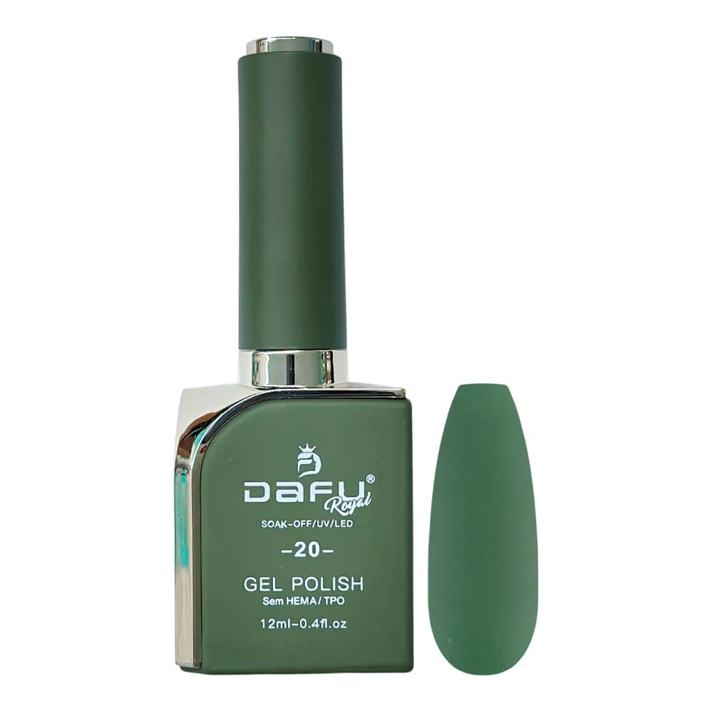 Esmalte em Gel Royal Glamour Dafu Verde 12ml 20