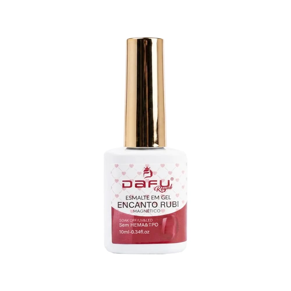 Esmalte em Gel Dafu Magnetico Encanto Rubi 10ml 08