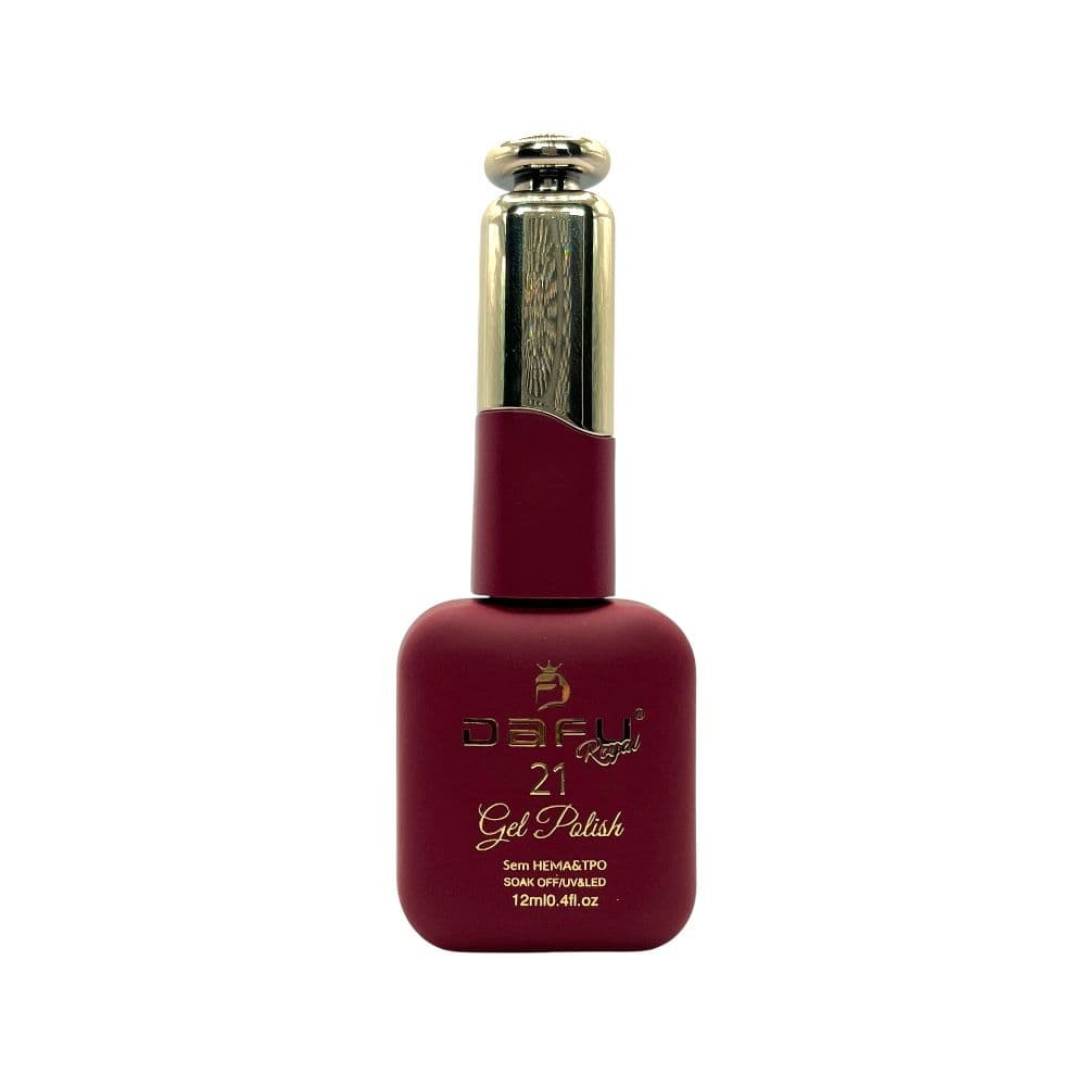 Esmalte em Gel Royal Dafu Vermelho Vinho 12ml 21